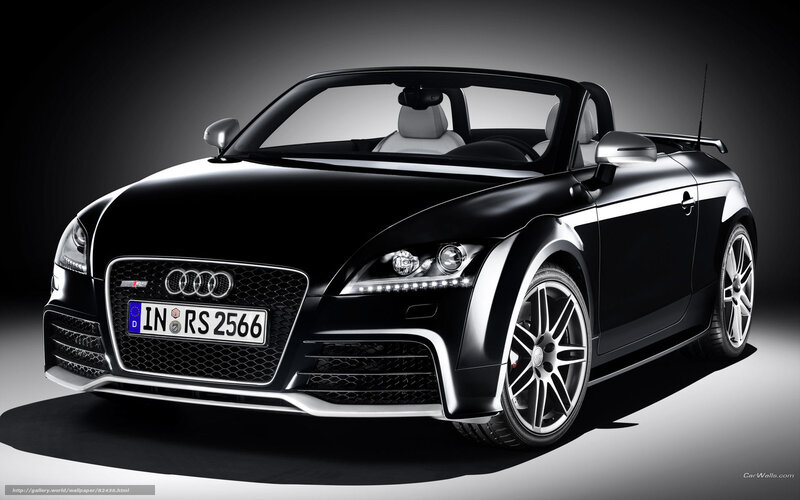 Black Audi TT RS Convertible