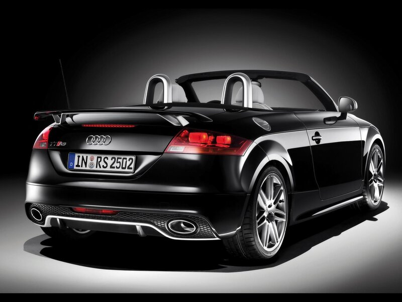 Black Audi TT RS Roadster