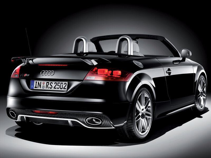 Black Audi TT RS Roadster