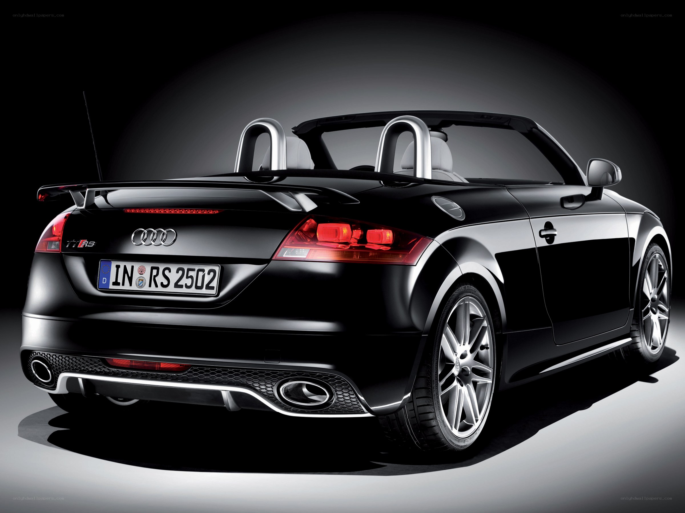 Black Audi TT RS Roadster