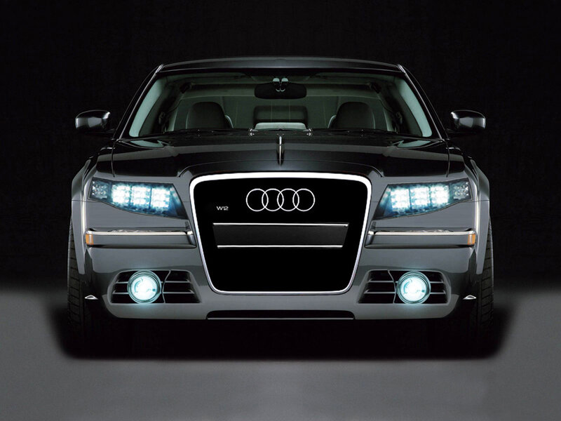 Black Audi W12 Car