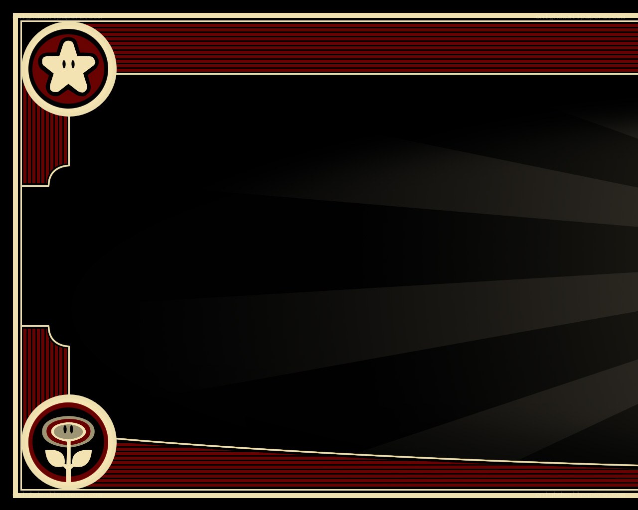 black background with red stripes