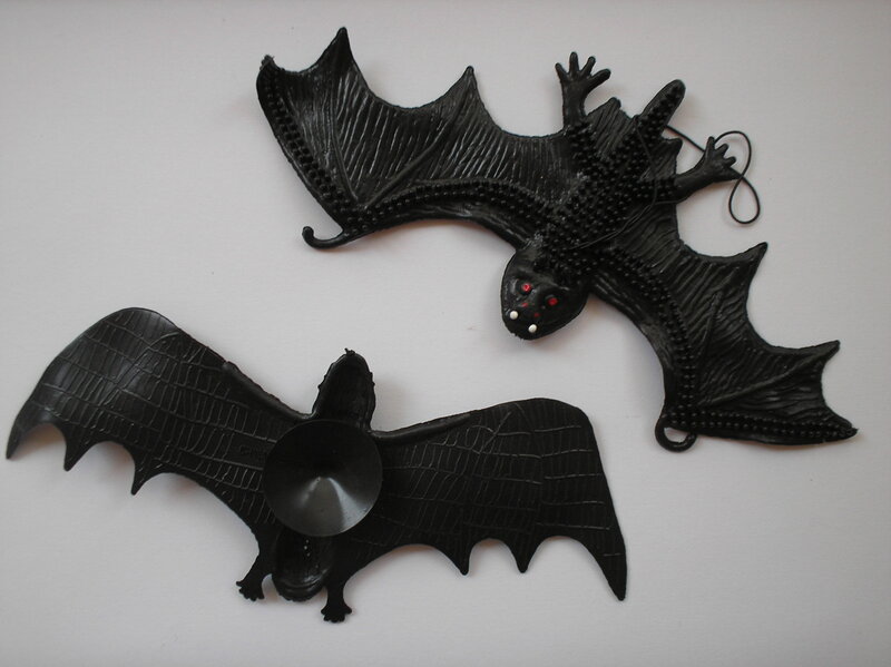 black bat decorations