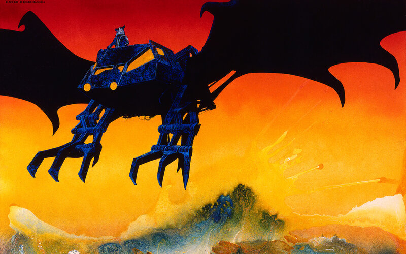 Black Bat flying machine