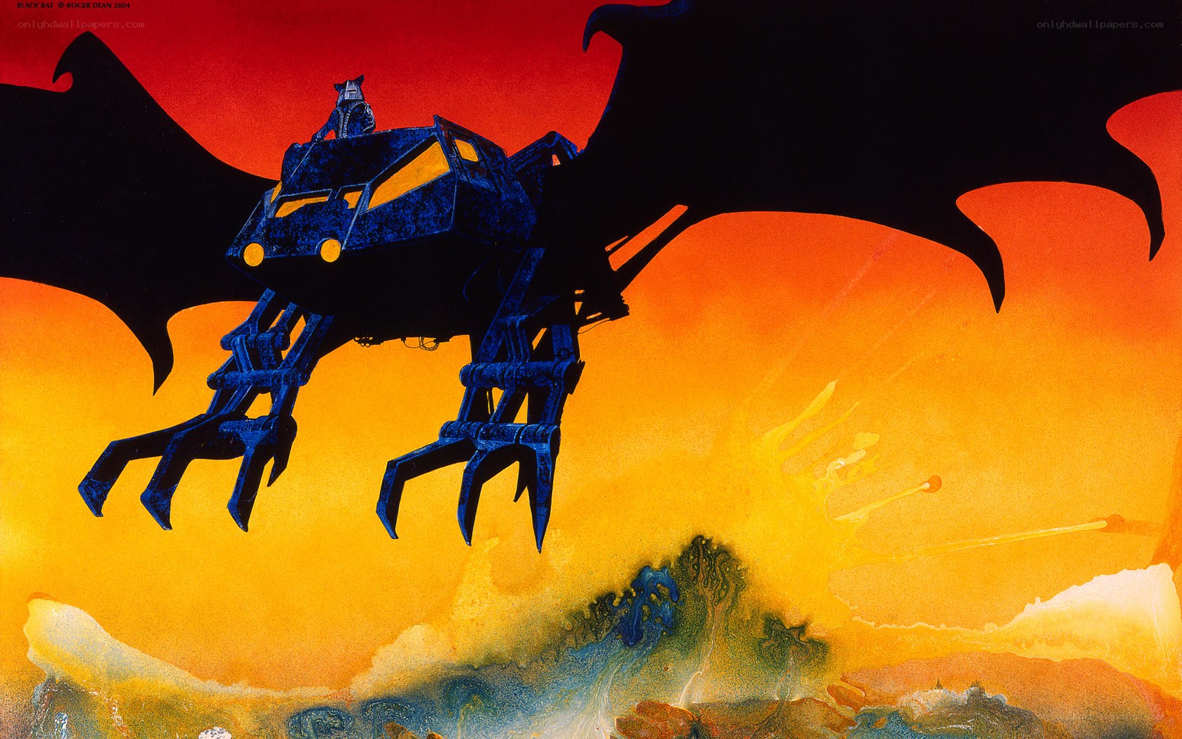 Black Bat flying machine