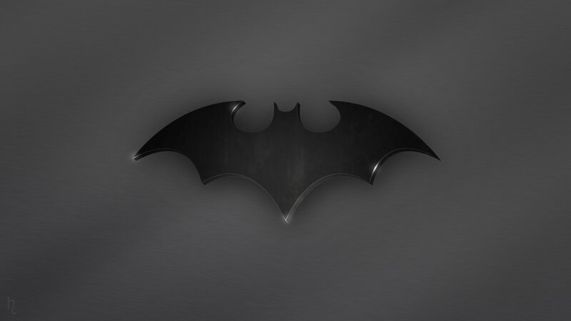 Black Bat Symbol — Dark