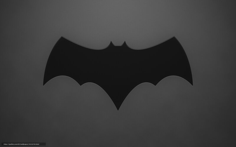 Black Bat Symbol — Dark, Vector Art