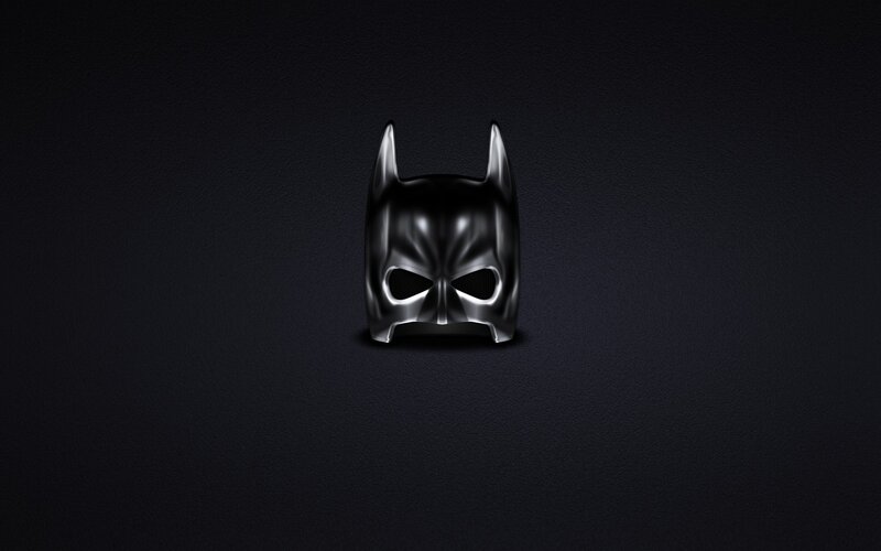 Black Batman Mask
