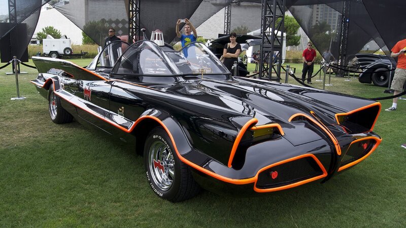 Black Batmobile Car — Outdoor