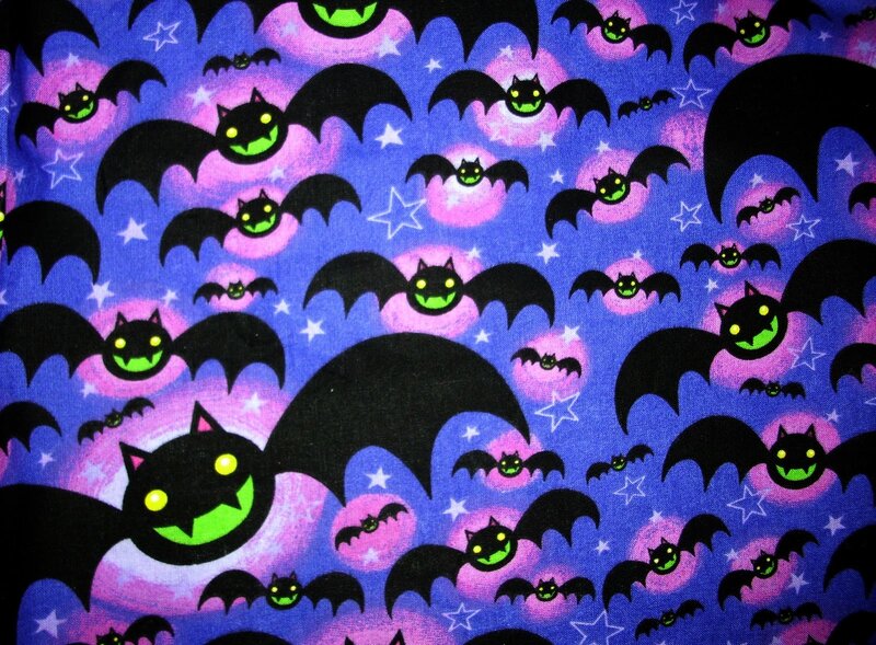 Black Bats with Green Eyes