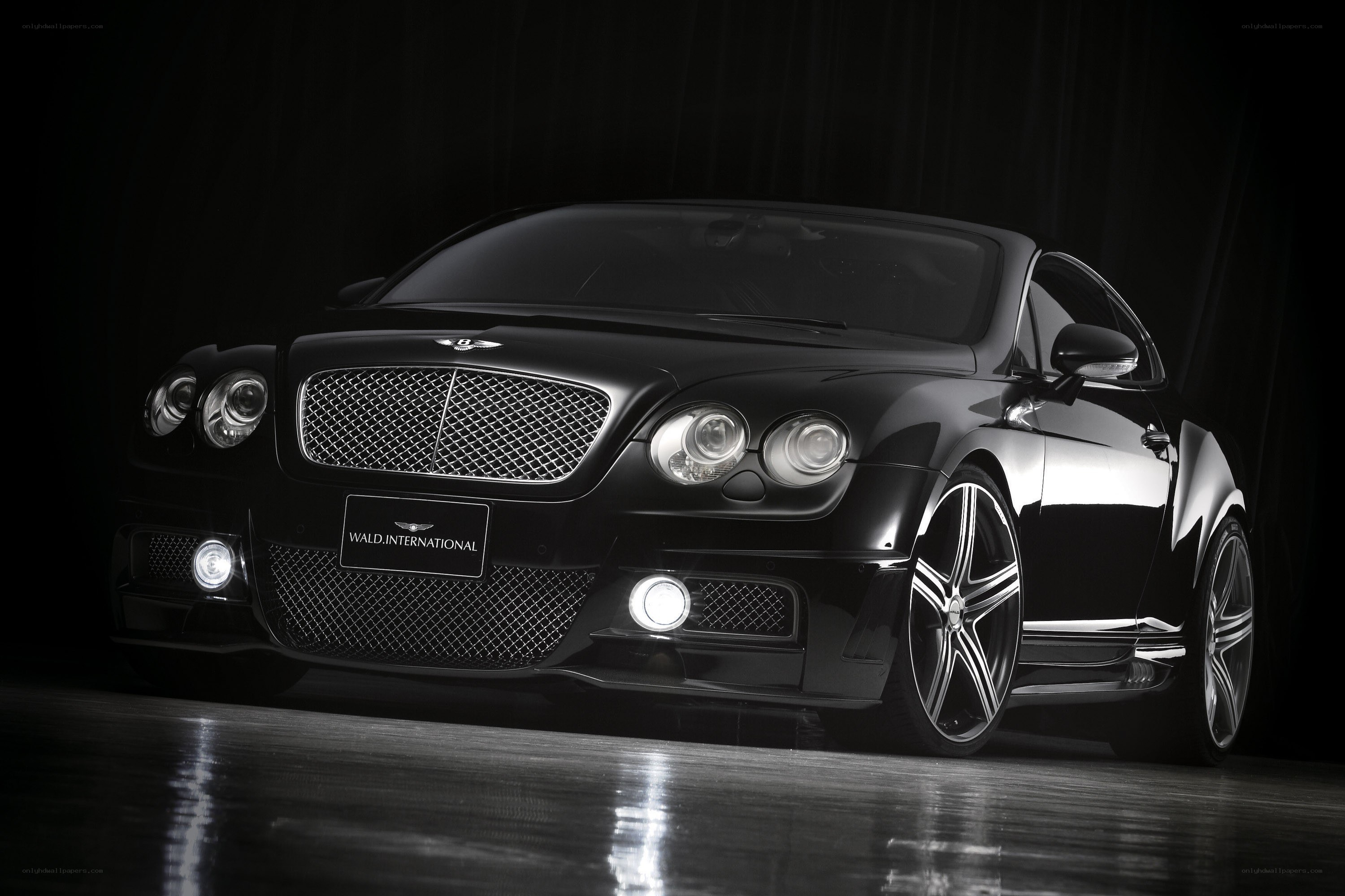 Black Bentley Continental GT