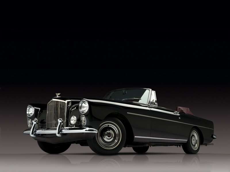 Black Bentley convertible