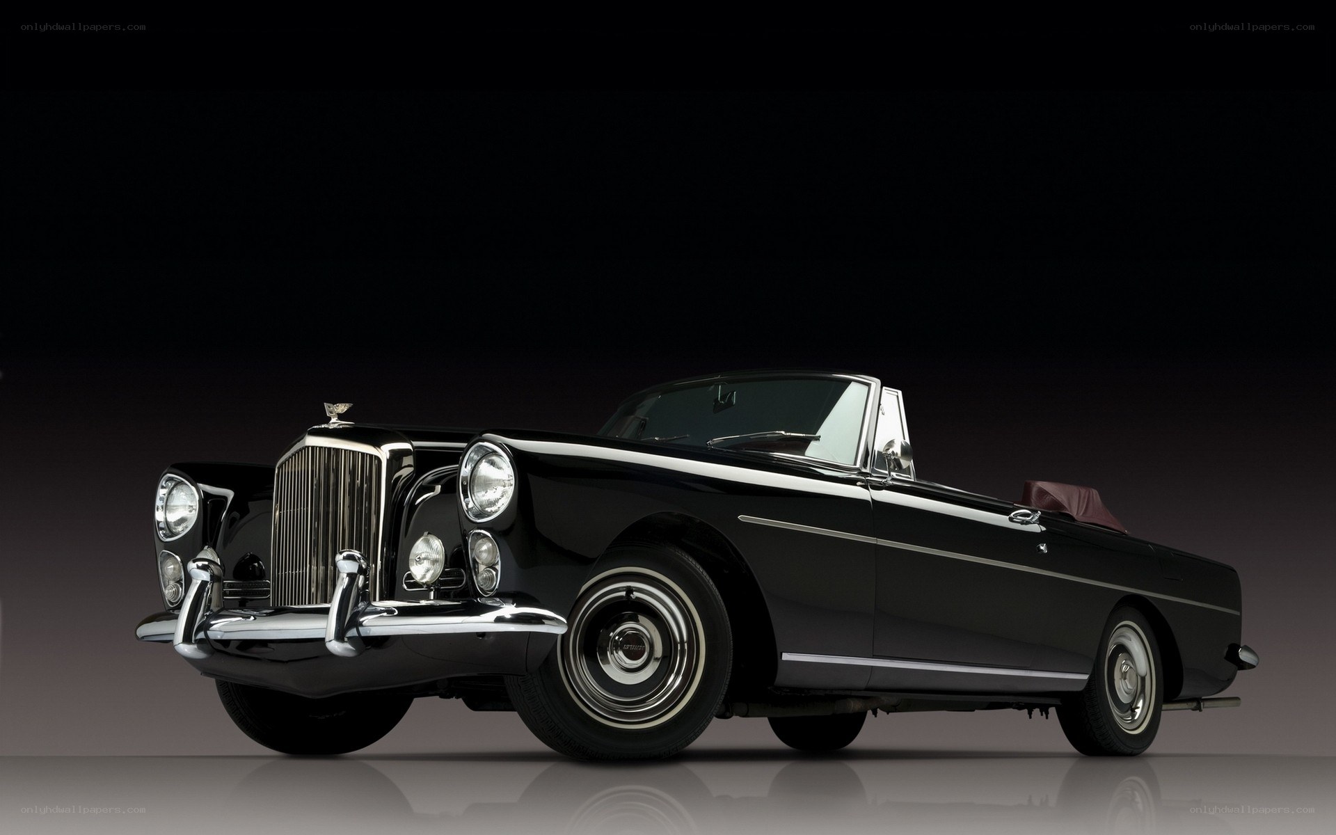 Black Bentley convertible