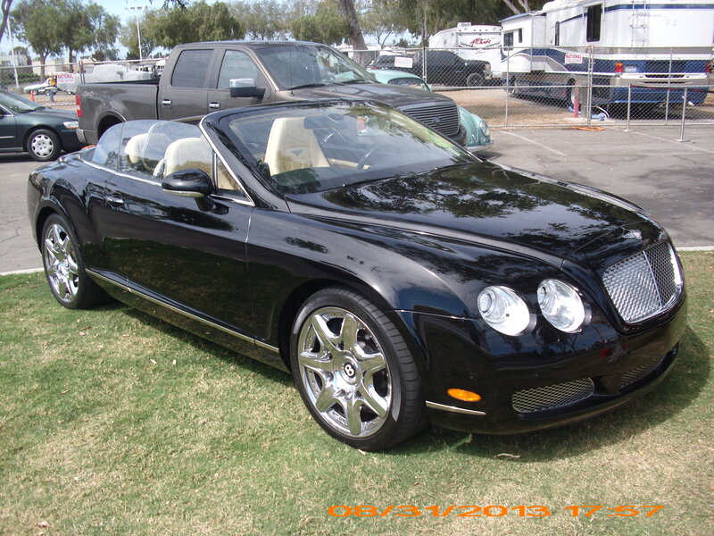 Black Bentley Convertible — Calm, Afternoon