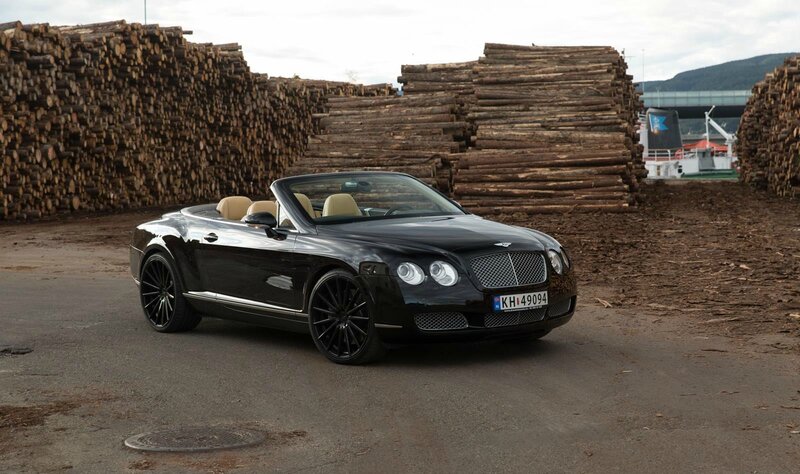 Black Bentley Convertible — Industrial