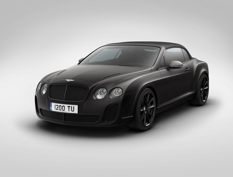 Black Bentley Convertible — Neutral