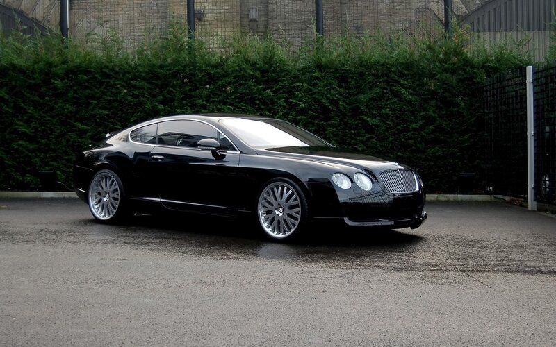 Black Bentley Coupe — Calm, Photograph, Hedge