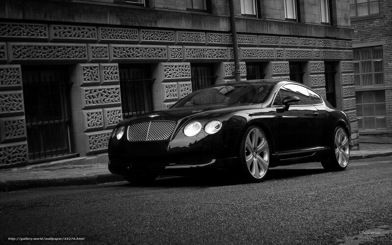 Black Bentley Coupe — Dramatic, Photograph, Building, Street