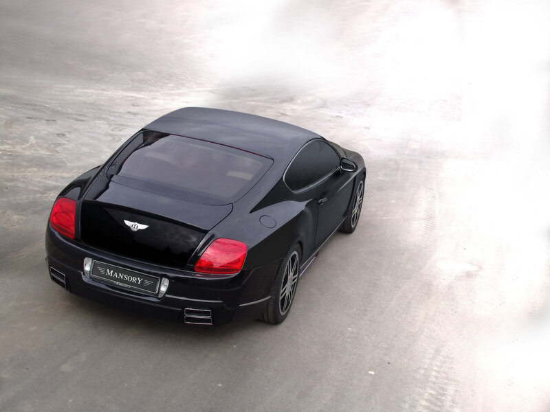 Black Bentley Coupe — Dramatic, Photograph, Car, Concrete Floor