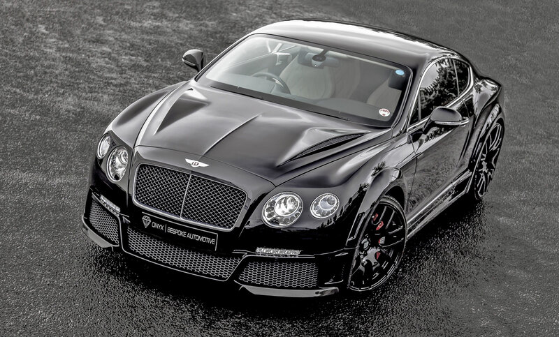 Black Bentley Coupe — Dramatic, Photograph, Car