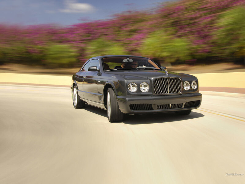 Black Bentley Coupe — Gray, Dynamic, Afternoon, Photograph, Road