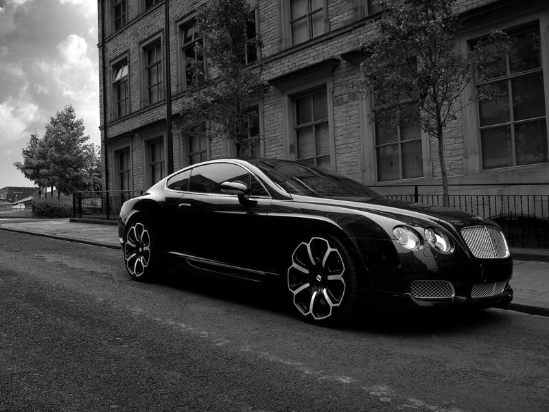 Black Bentley Coupe — Street