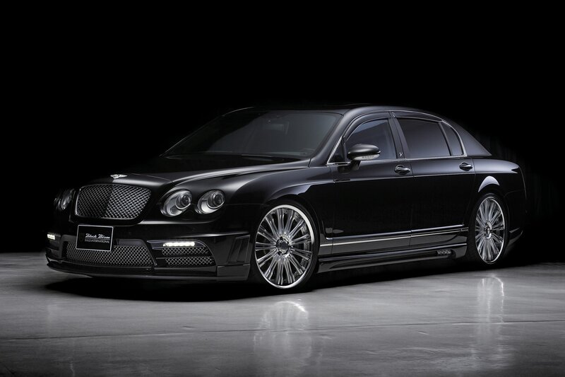 Black Bentley Sedan — Dramatic, Photograph, Car