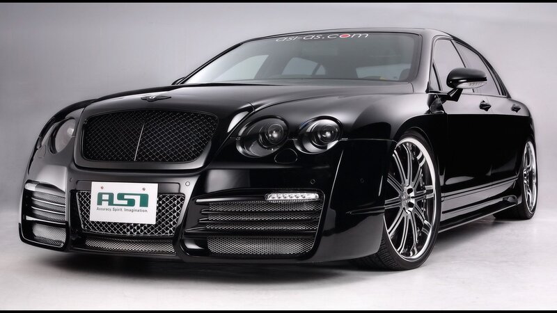 Black Bentley Sedan — Dramatic