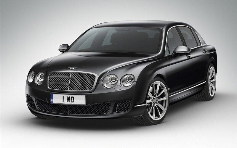 Black Bentley Sedan — Neutral, Photograph, Grille