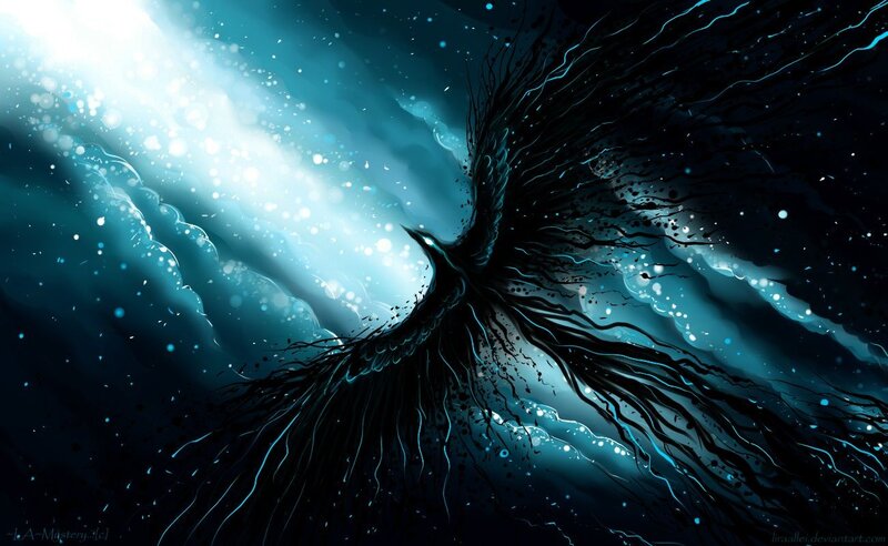 Black Bird in Light