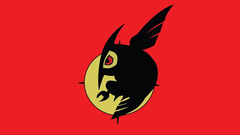 Black Bird on Yellow Moon