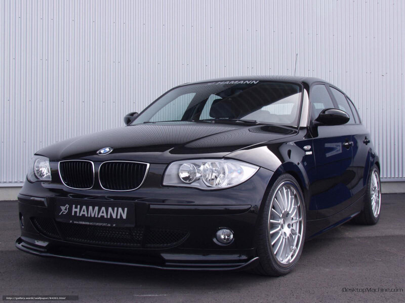 Black BMW 1 Series with Hamann modifications