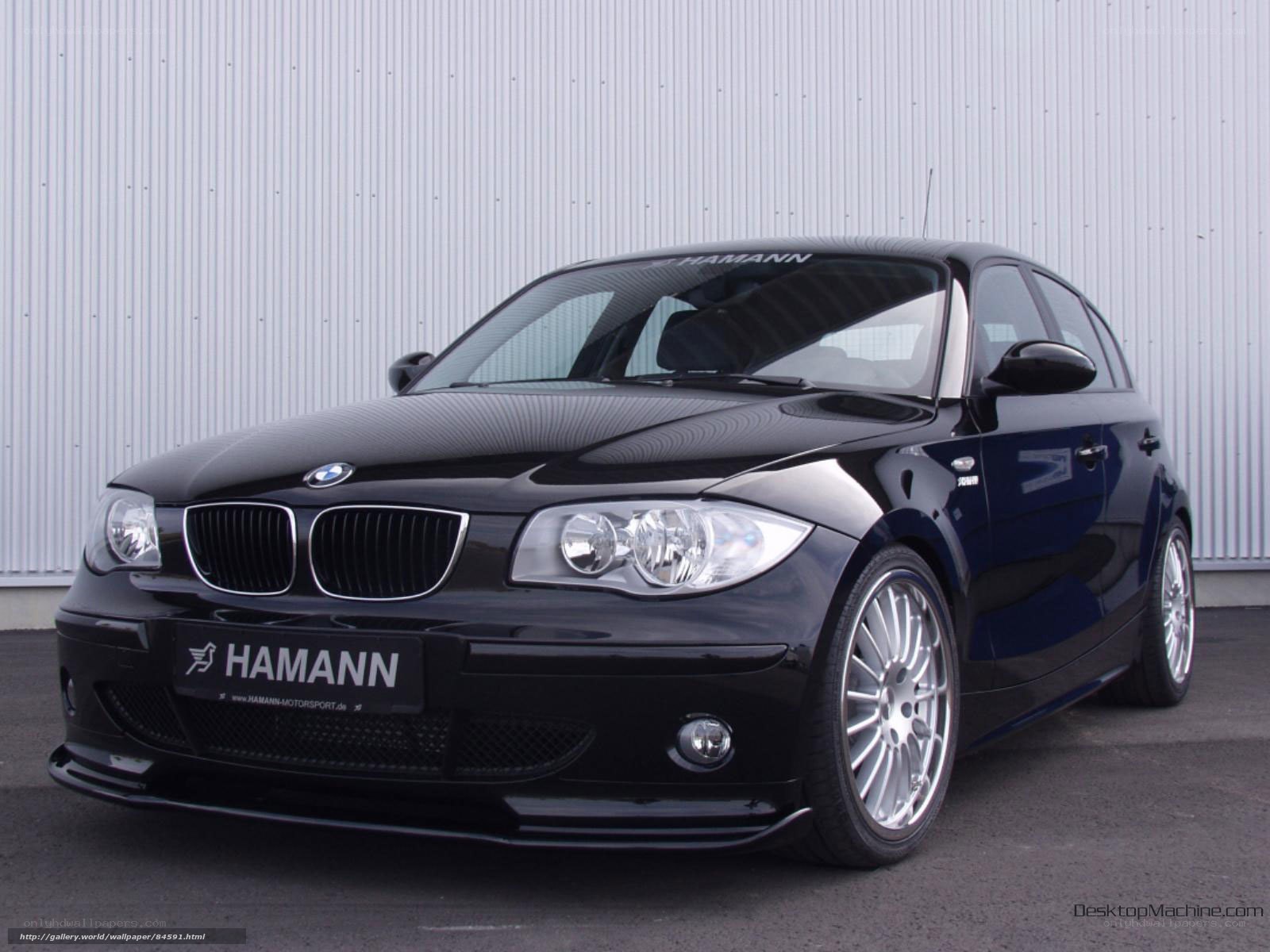 Black BMW 1 Series with Hamann modifications