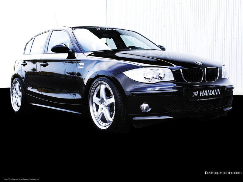 Black BMW 1 Series with Hamann tuning