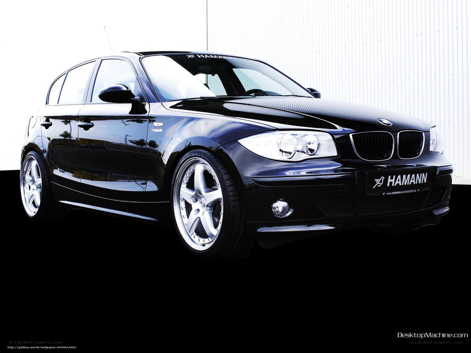 Black BMW 1 Series with Hamann tuning
