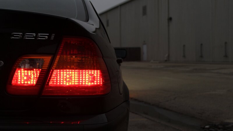 Black BMW 325i
