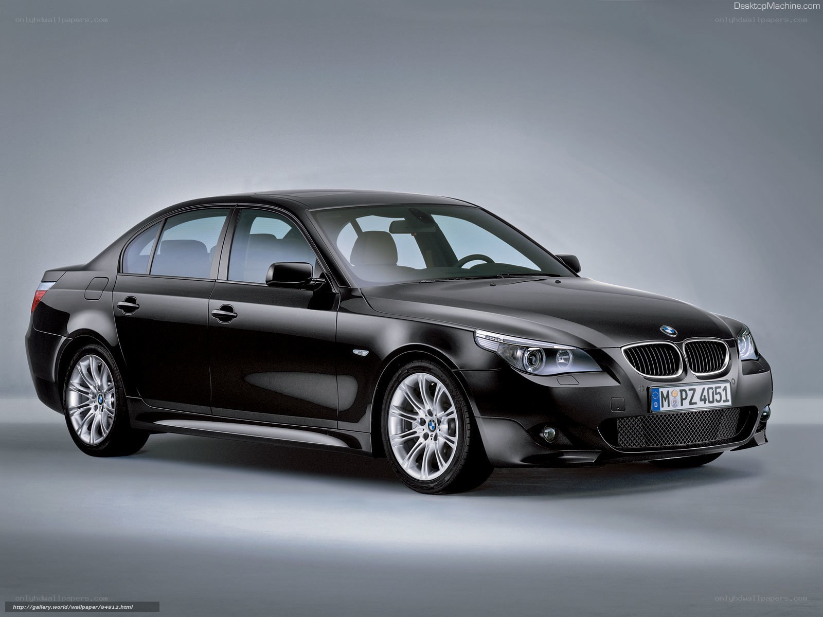 Black BMW 5-Series sedan