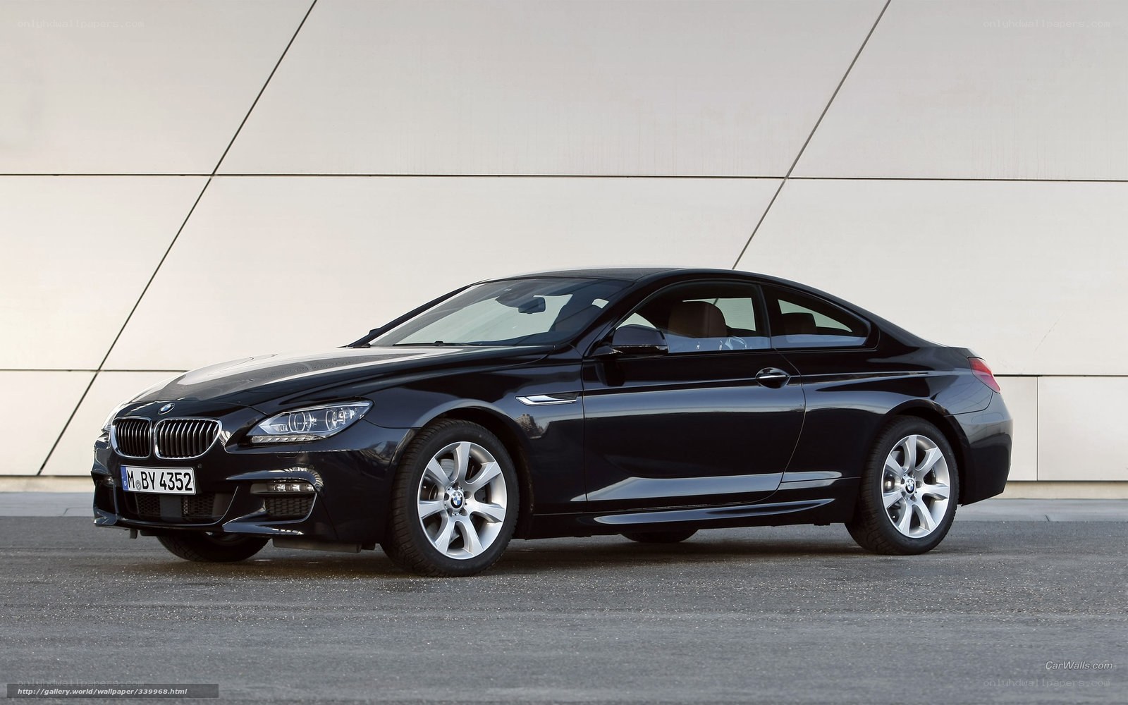 Black BMW 6 Series Coupe
