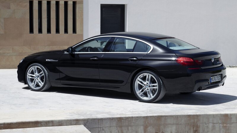 black bmw 6-series sedan