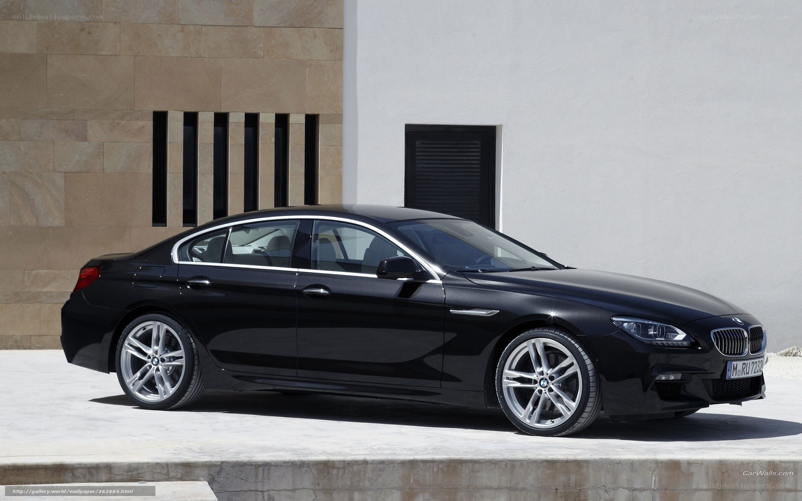 Black BMW 6 Series sedan