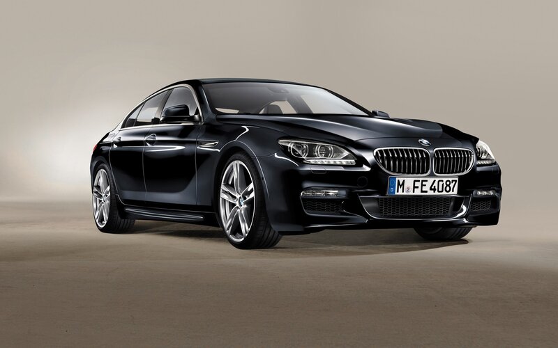 Black BMW 6 Series sedan