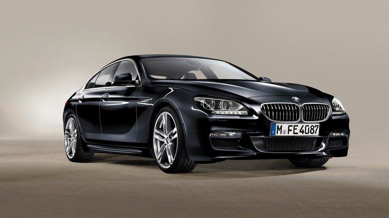 Black BMW 6 Series sedan