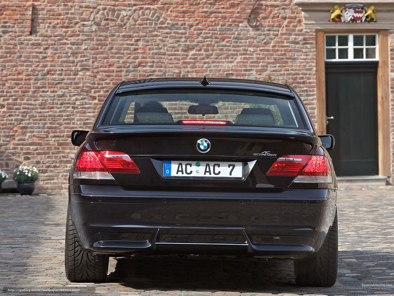 black bmw 7 series sedan