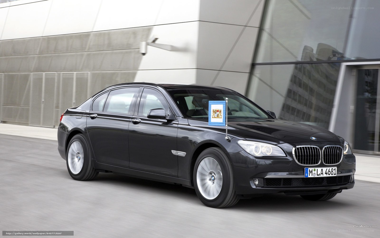 Black BMW 7 Series sedan