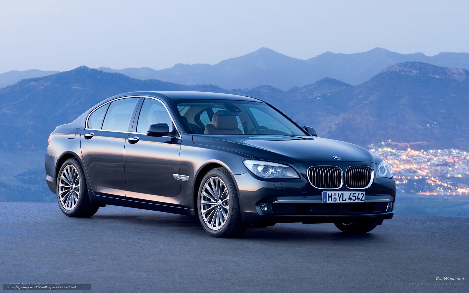 Black BMW 7 Series sedan