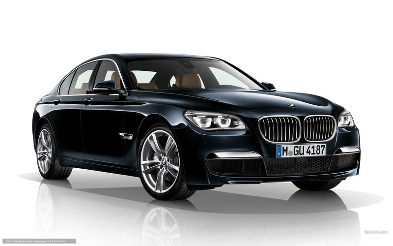 Black Bmw 7-series Sedan — Neutral, Photograph