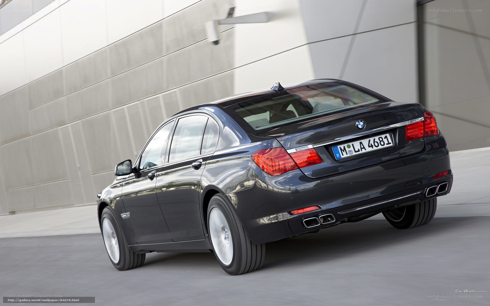black bmw 7-series sedan