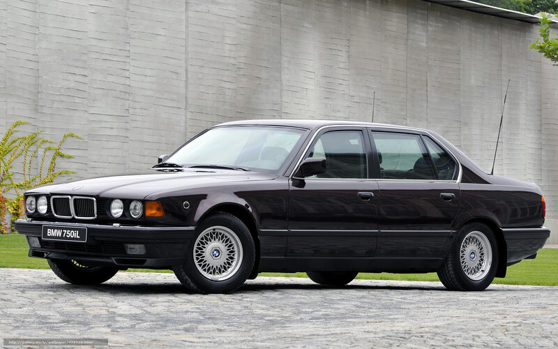 Black BMW 750iL Sedan — Calm