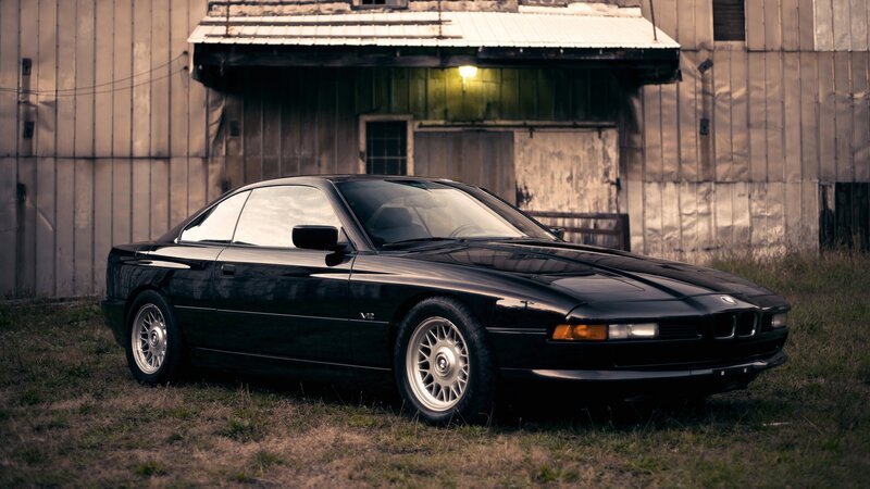 Black BMW 8 Series coupe