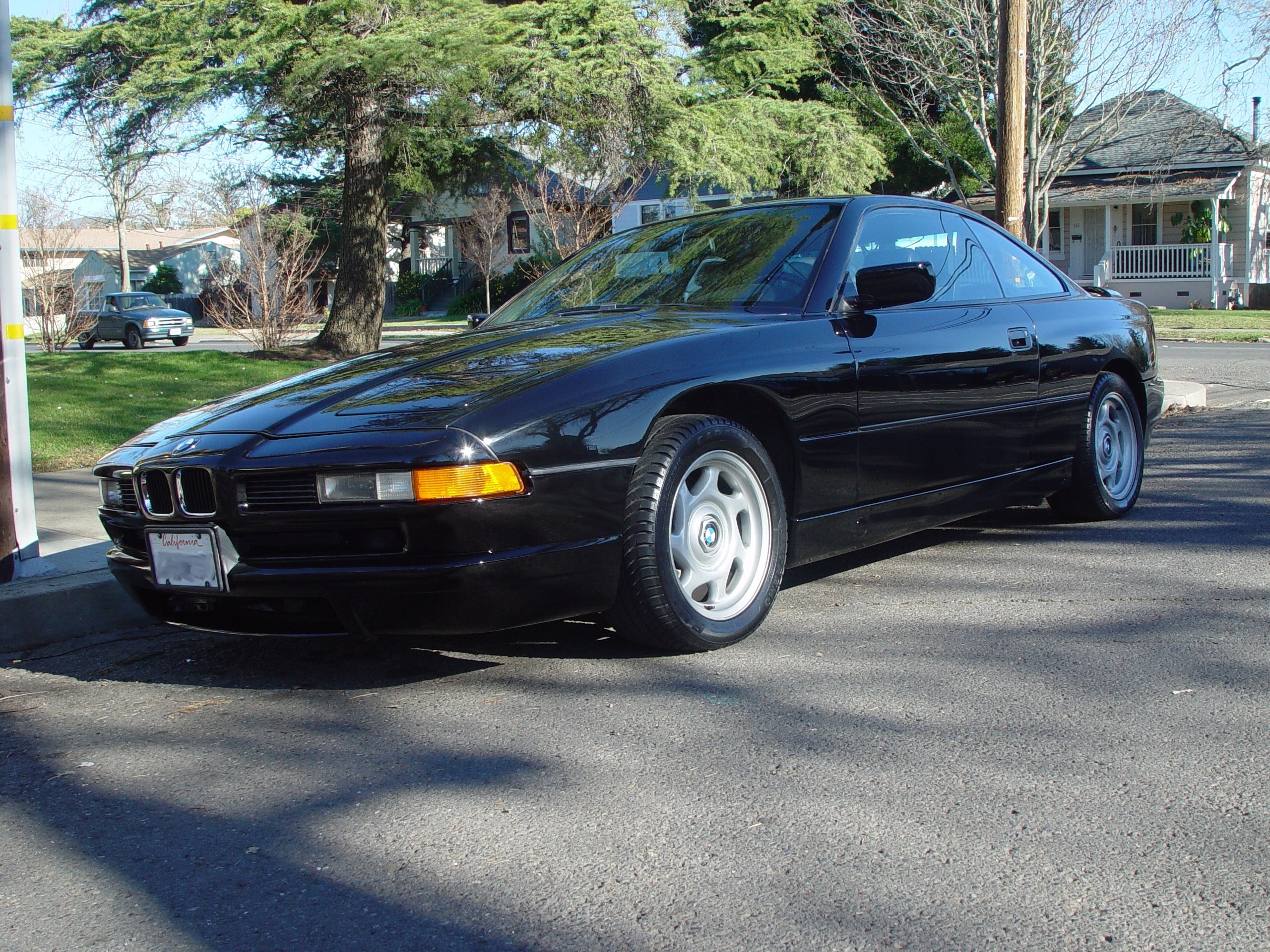 Black BMW 8 Series coupe